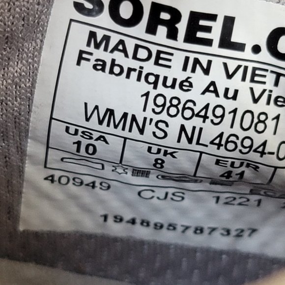 SOREL Kinetic Impact Lace-Up Mesh Platform Sneakers- Women’s Size 10 ⭐ - Picture 16 of 16